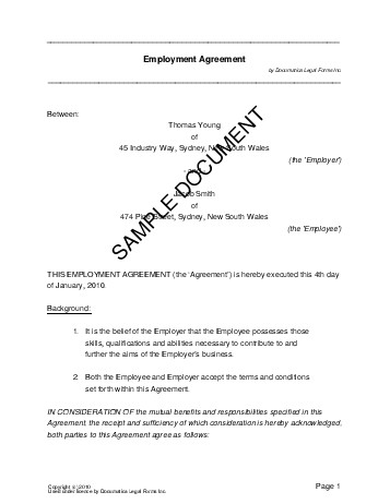 Work Agreement Letter Sample from www.documatica-forms.com