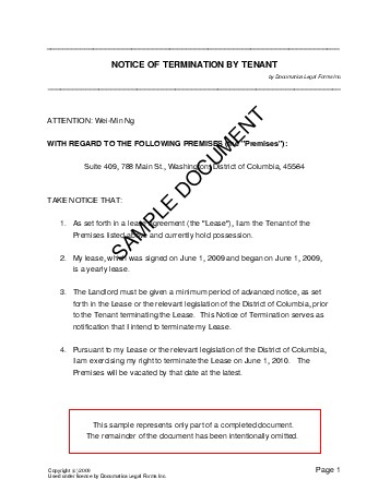 How to write a letter to cancel tenancy agreement