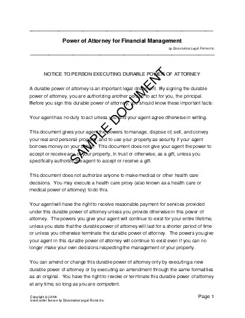 Sample Of Power Of Attorney Letter from www.documatica-forms.com