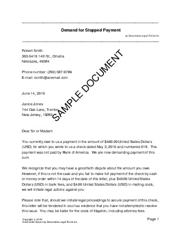 Payment Demand Letter Template from www.documatica-forms.com